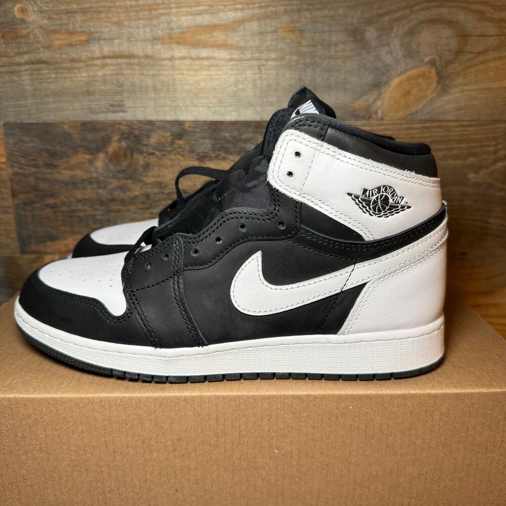 Jordan 1 High Reverse Panda Sneakers - Youth Size 7